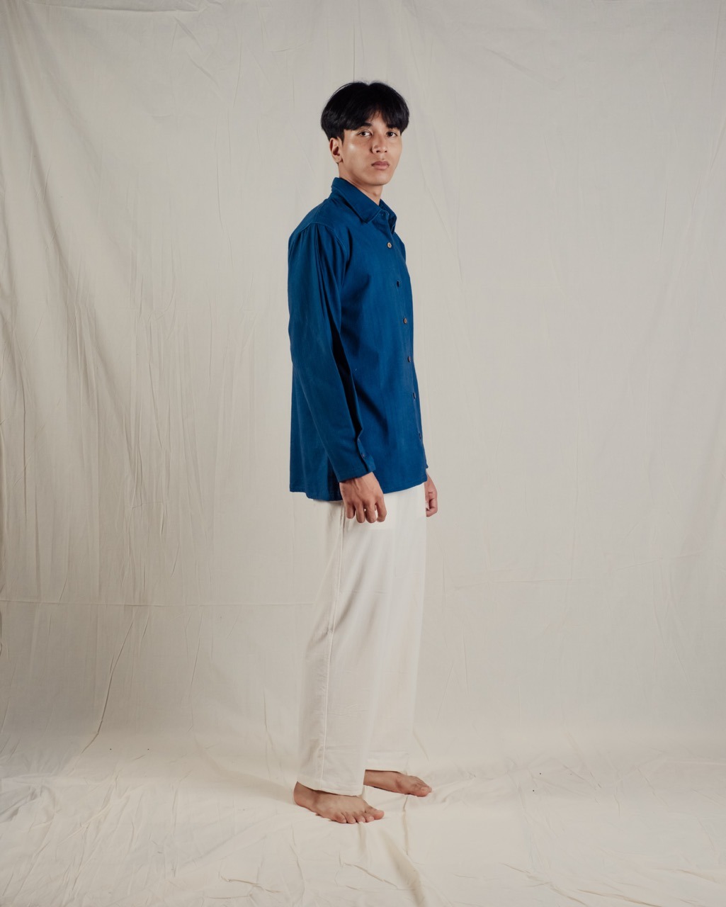 WIRUN SHIRT - INDIGO