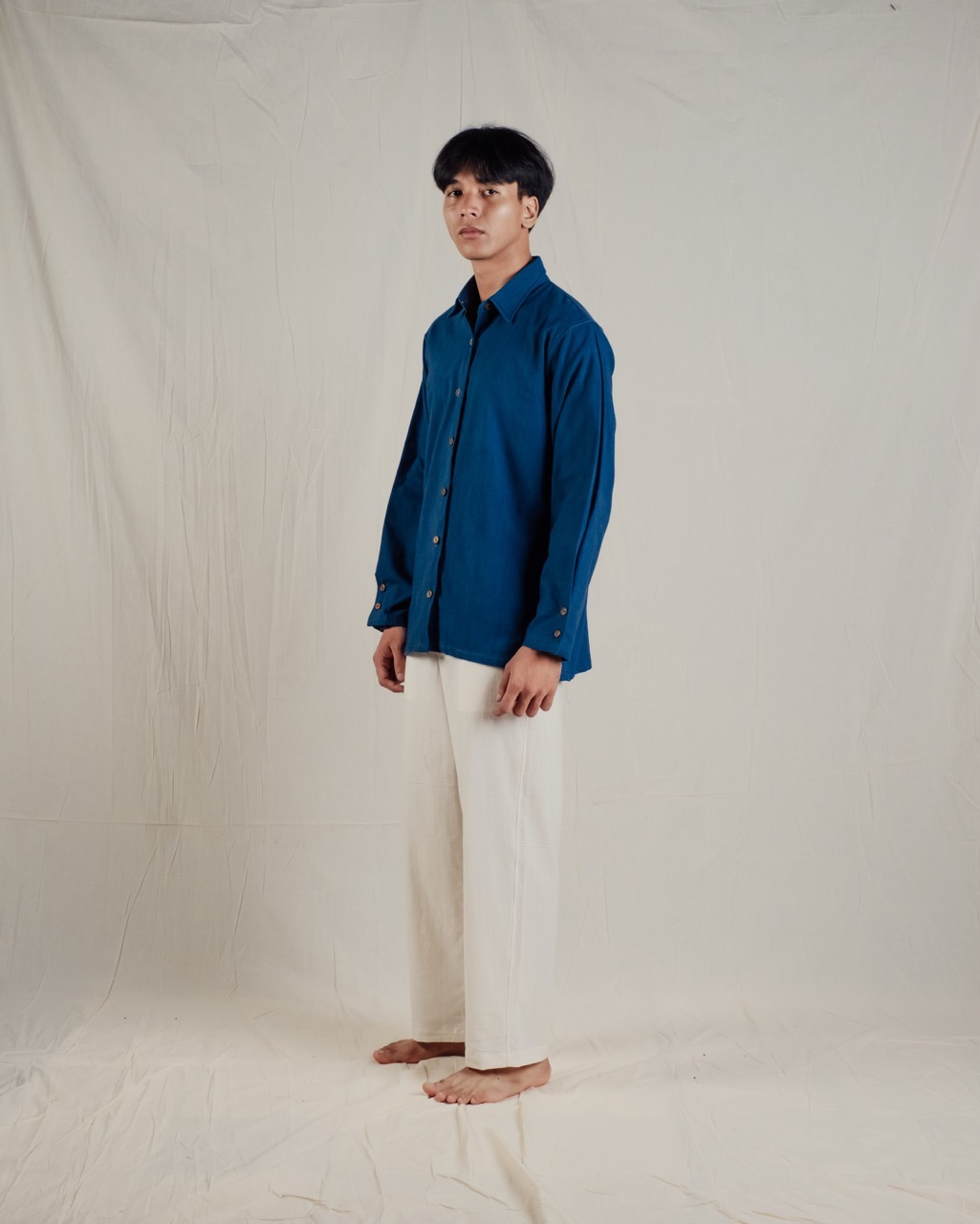 WIRUN SHIRT - INDIGO