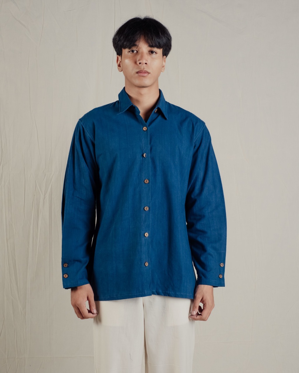 WIRUN SHIRT - INDIGO
