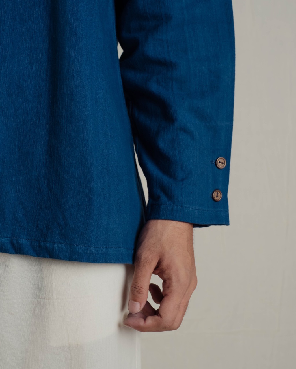 WIRUN SHIRT - INDIGO