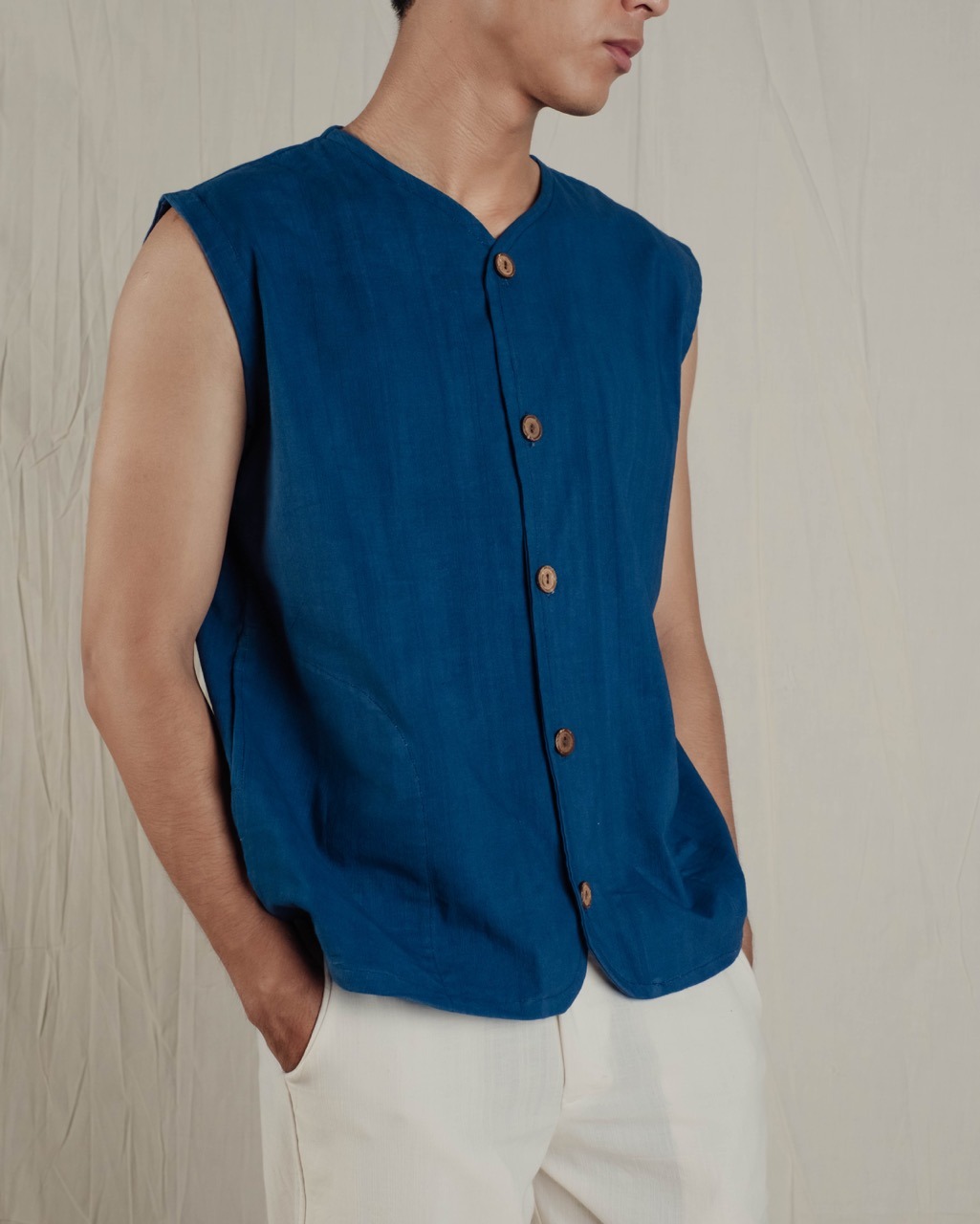 SAMBU VEST - INDIGO