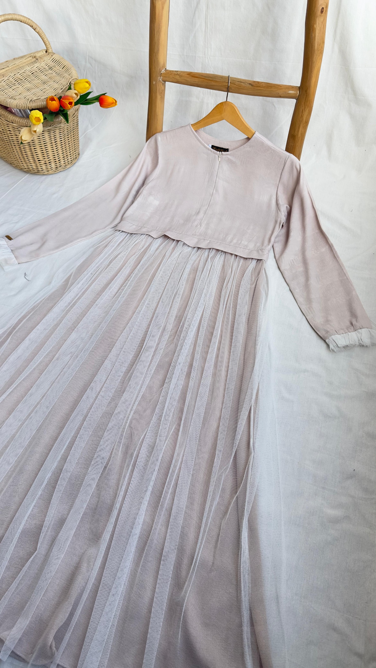 Zaahira Dress Rok Tutu Gamis Pesta Terbaru