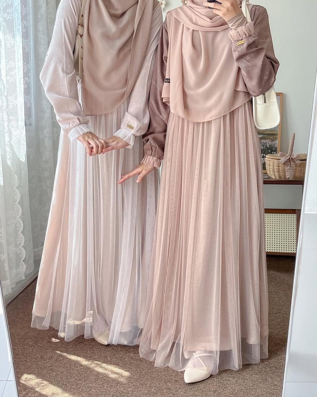 Zaahira Dress Rok Tutu Gamis Pesta Terbaru