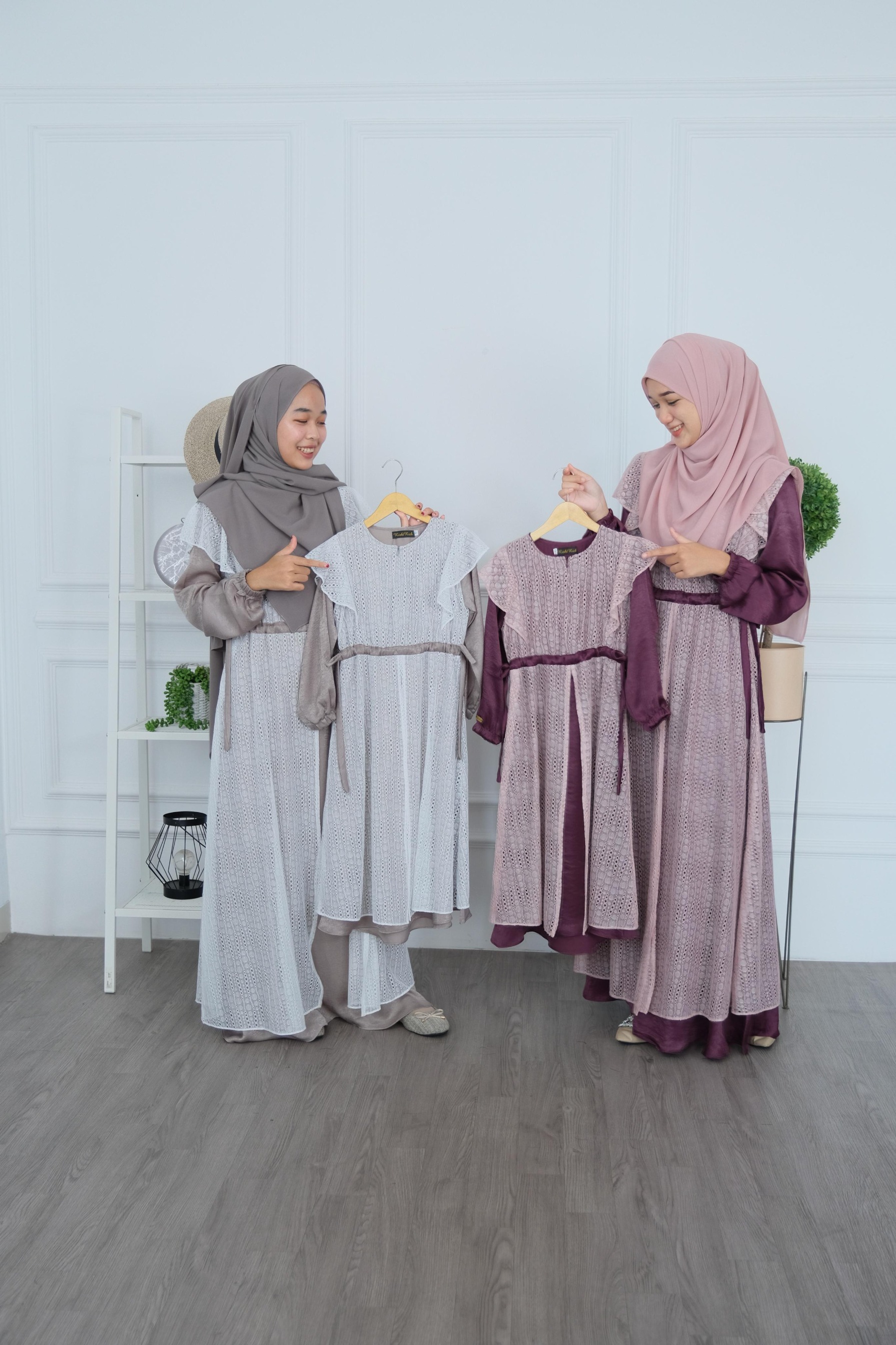 Aghnia Gamis Couple Ibu dan Anak Perempuan Mewah