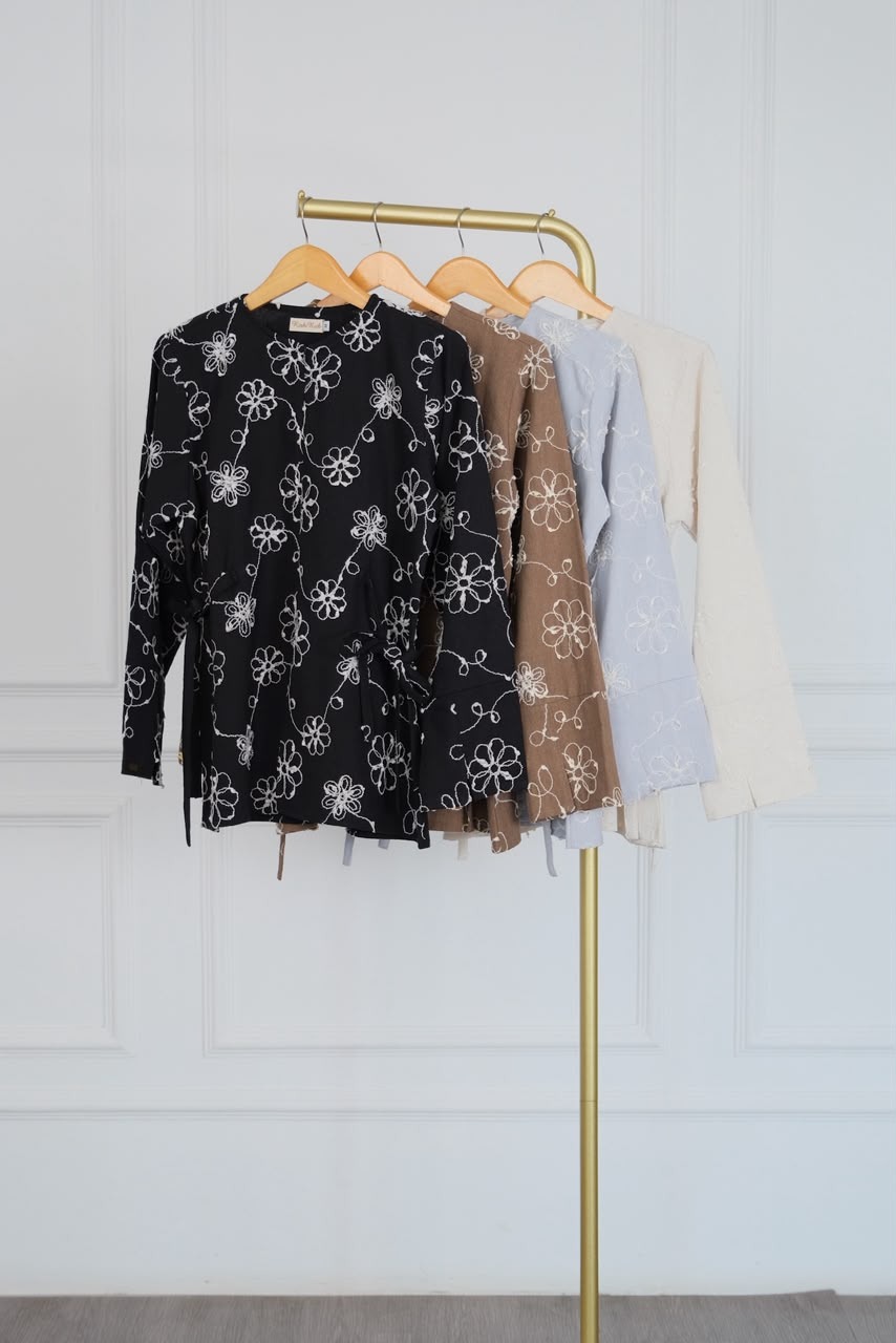 Elea Tunik Embroidery | Atasan Wanita Premium