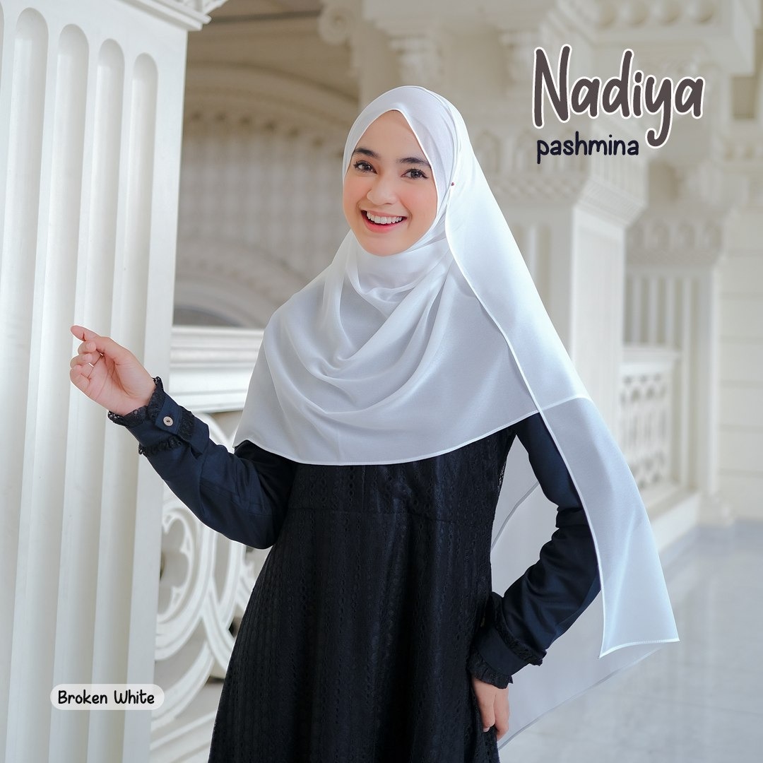 Hijab Pashmina Nadiya Bahan Ceruti Baby Doll Premium