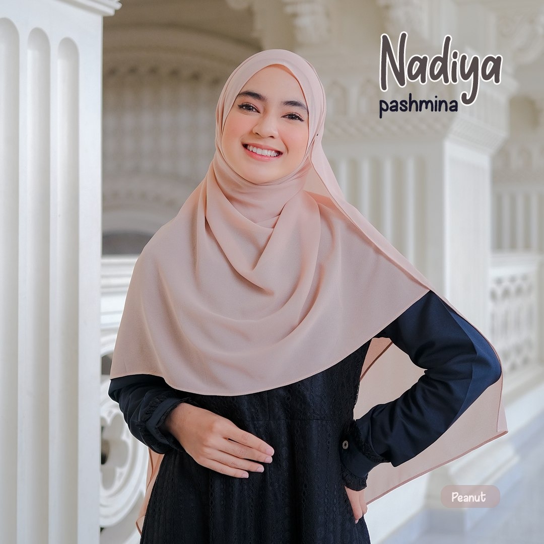 Hijab Pashmina Nadiya Bahan Ceruti Baby Doll Premium