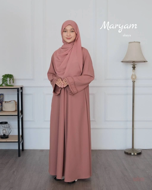 Image of Riskirich Maryam Abaya Basic Simpel dan Elegan