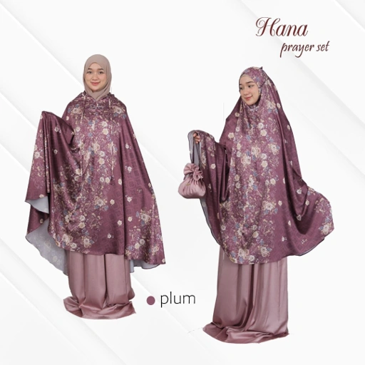 Image of Riskirich Hana Prayer Set Premium Mukena Dewasa 2in1 Armany Silk 