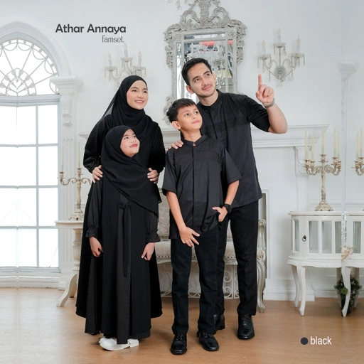 Image of Riskirich Sarimbit Athar Annaya Black Terbaru 2026