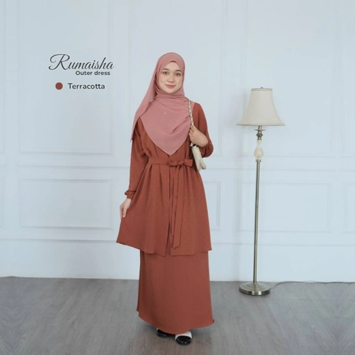 Image of Rumaisha Dress Outer Lepas Pasang Kekinian 2026
