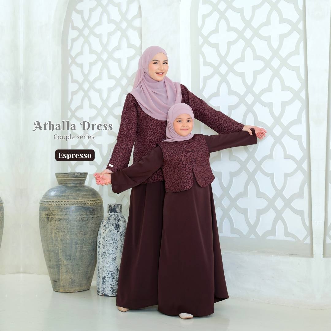 Athalla Dress Couple Mom & Kids Terbaru