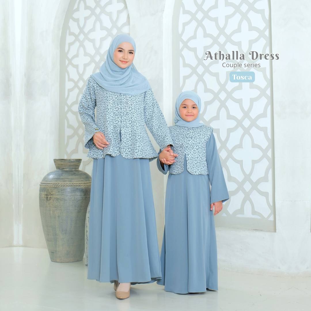 Athalla Dress Couple Mom & Kids Terbaru