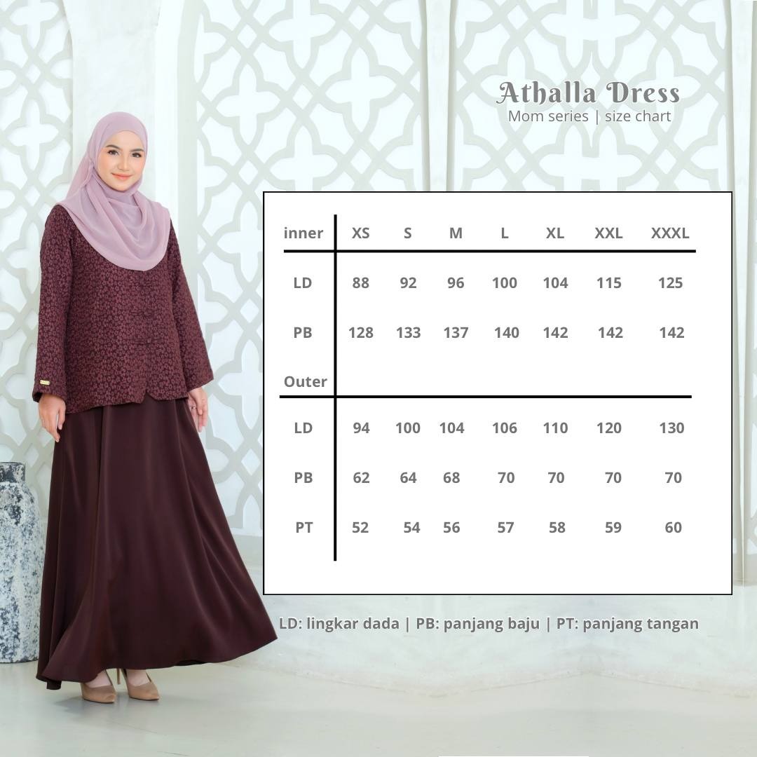 Athalla Dress Couple Mom & Kids Terbaru