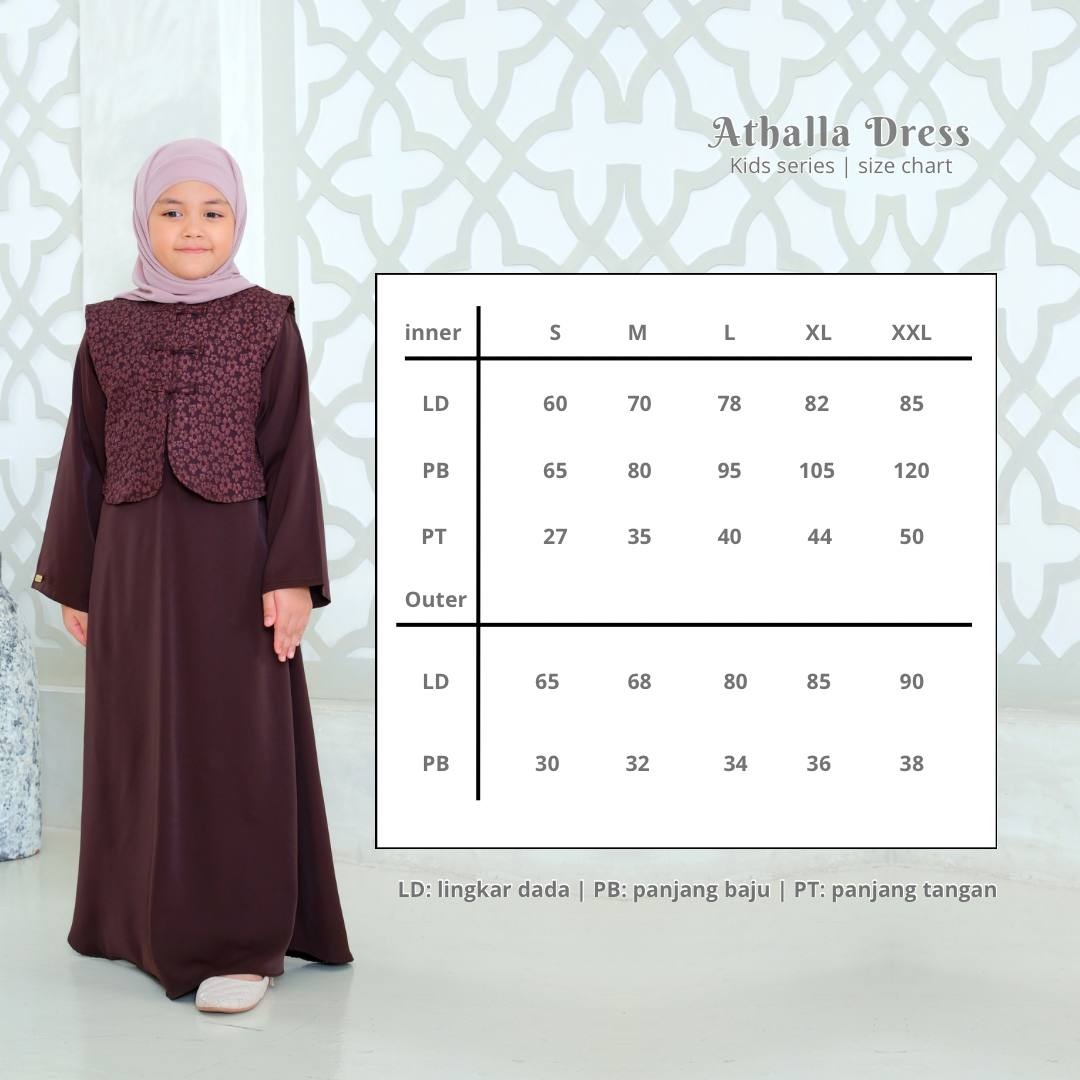 Athalla Dress Couple Mom & Kids Terbaru