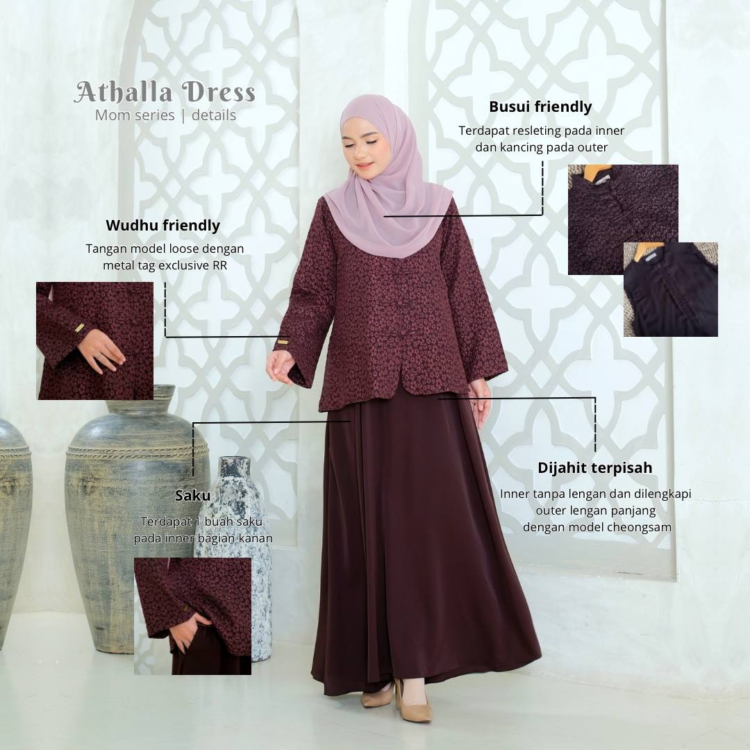Athalla Dress Couple Mom & Kids Terbaru