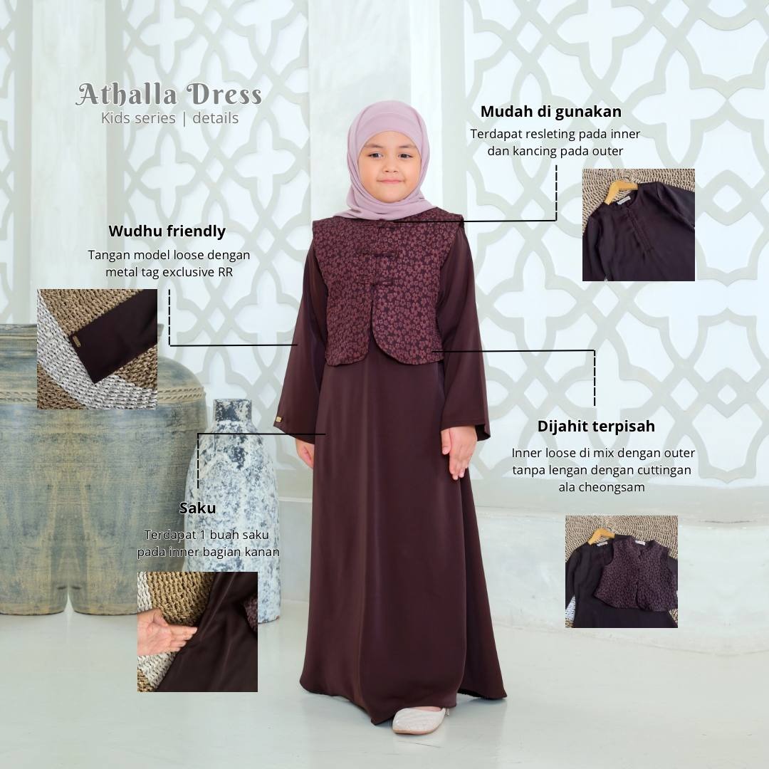 Athalla Dress Couple Mom & Kids Terbaru