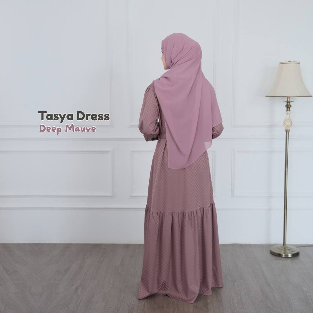 Tasya Dress Gamis 3in1 Look Outfit Simple