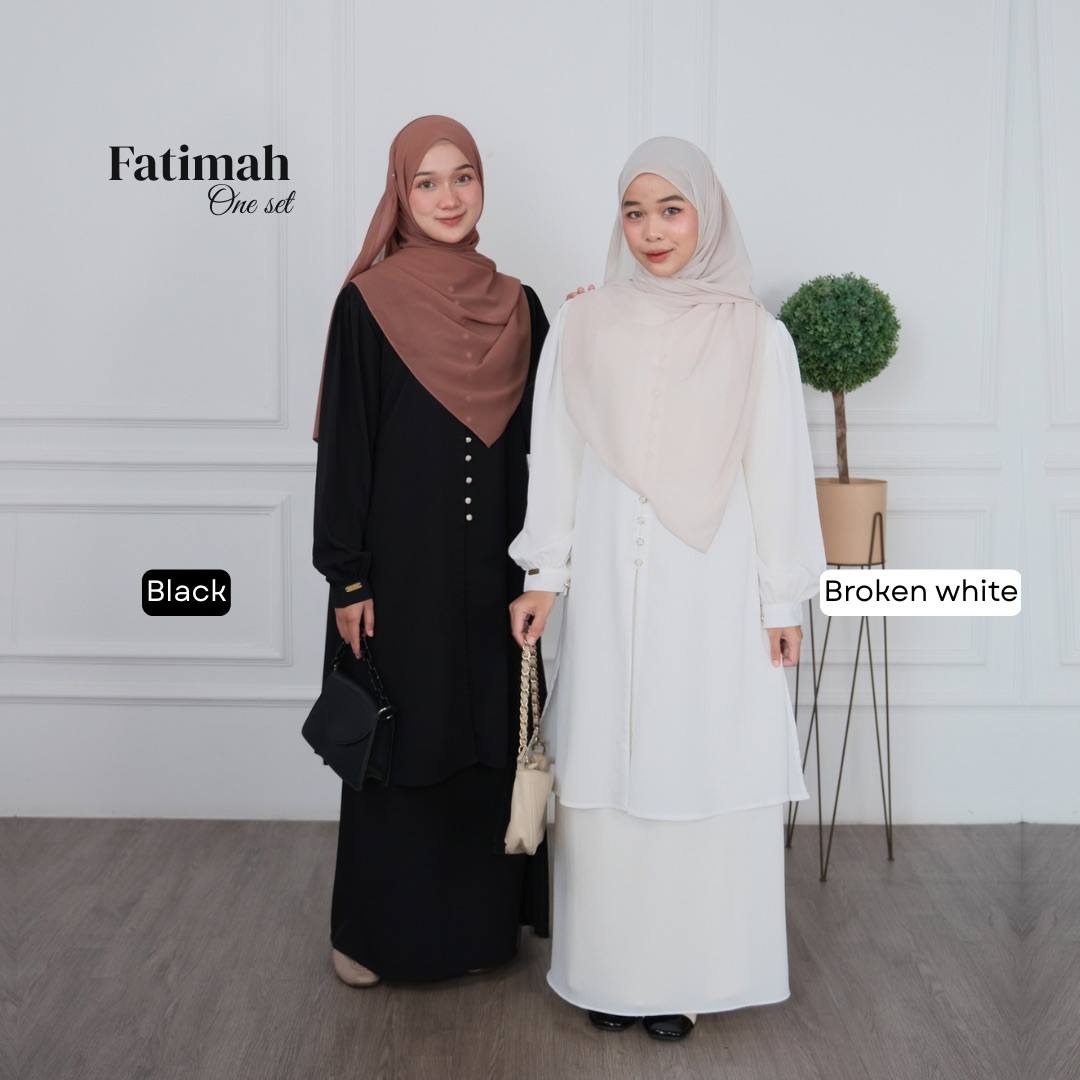 Fatimah One set Tunik Rok Outfit Remaja Kekinian
