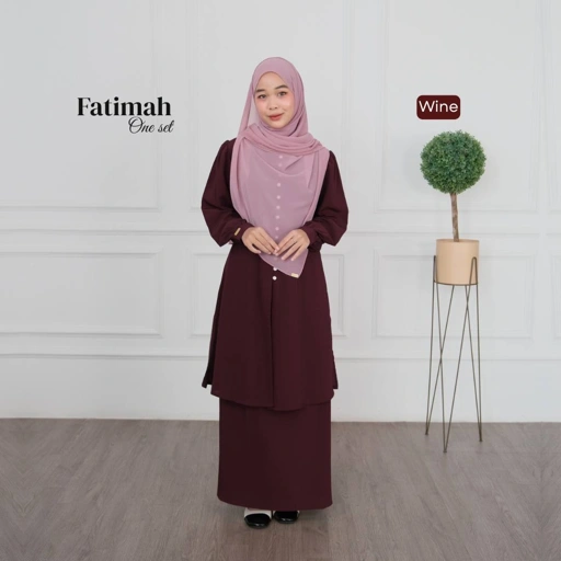Image of Fatimah One set Tunik Rok Outfit Remaja Kekinian