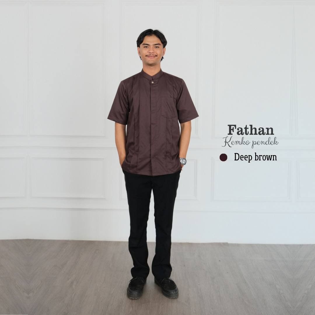 Fathan Kemko | Kemeja Koko Remaja Dewasa Lengan Pendek & Panjang | Koko Exclusive