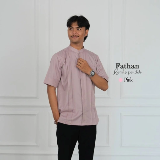 Image of Fathan Kemko | Kemeja Koko Remaja Dewasa Lengan Pendek & Panjang | Koko Exclusive