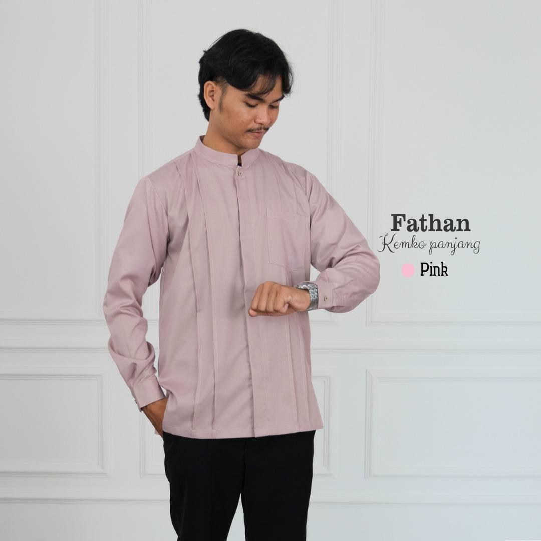 Fathan Kemko | Kemeja Koko Remaja Dewasa Lengan Pendek & Panjang | Koko Exclusive
