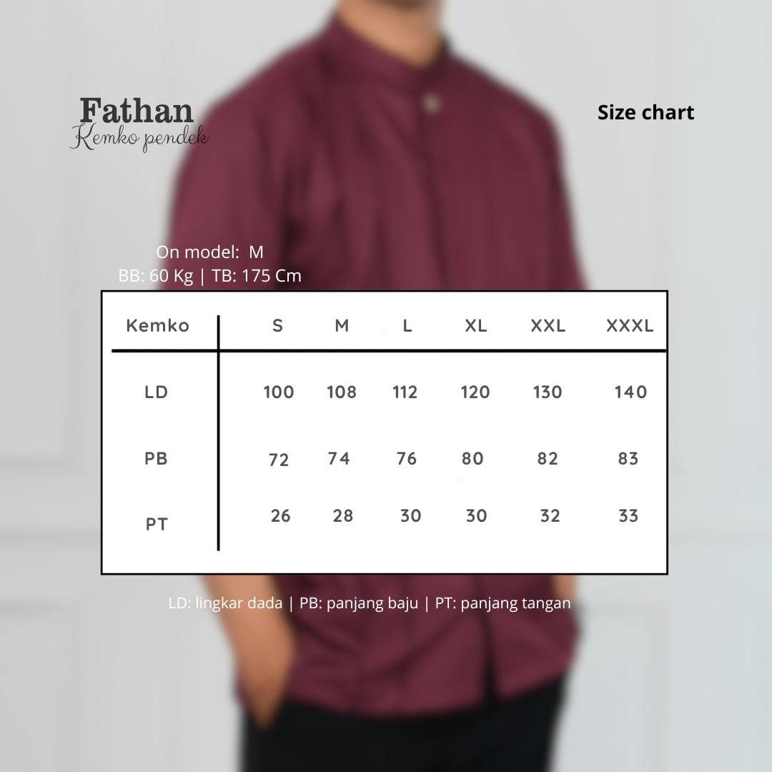 Fathan Kemko | Kemeja Koko Remaja Dewasa Lengan Pendek & Panjang | Koko Exclusive
