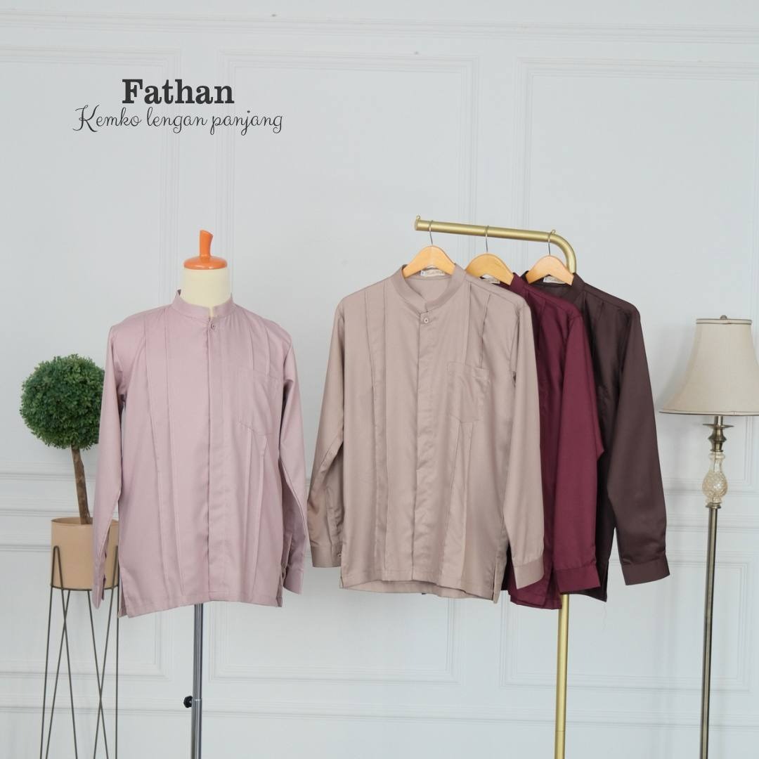 Fathan Kemko | Kemeja Koko Remaja Dewasa Lengan Pendek & Panjang | Koko Exclusive