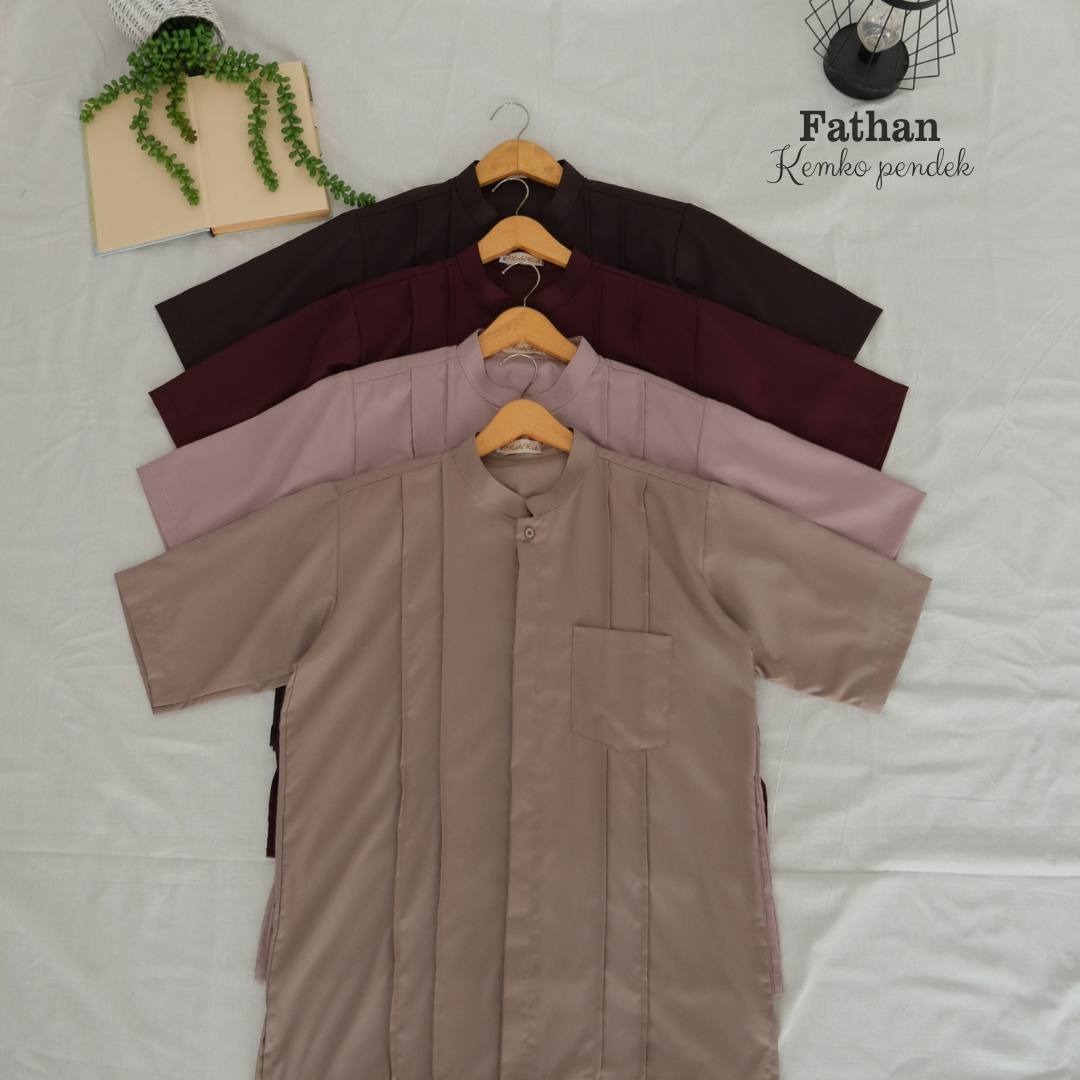 Fathan Kemko | Kemeja Koko Remaja Dewasa Lengan Pendek & Panjang | Koko Exclusive