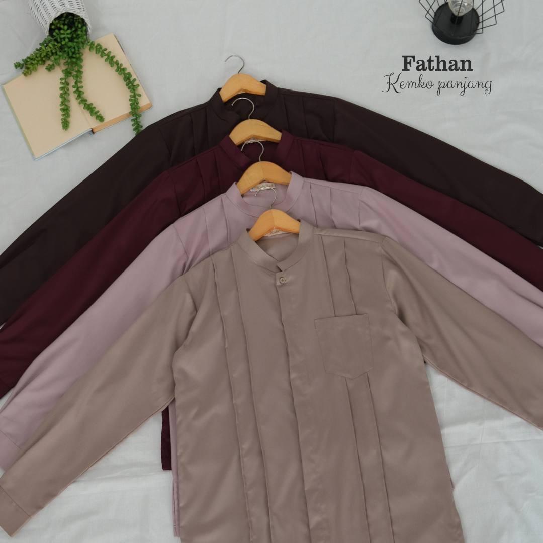 Fathan Kemko | Kemeja Koko Remaja Dewasa Lengan Pendek & Panjang | Koko Exclusive