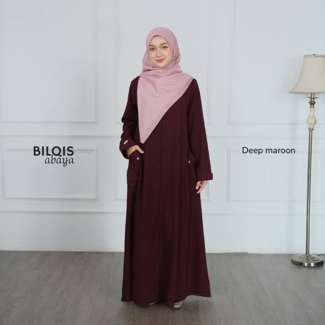 Bilqis Abaya Wanita Muslim Exclusive Terbaru