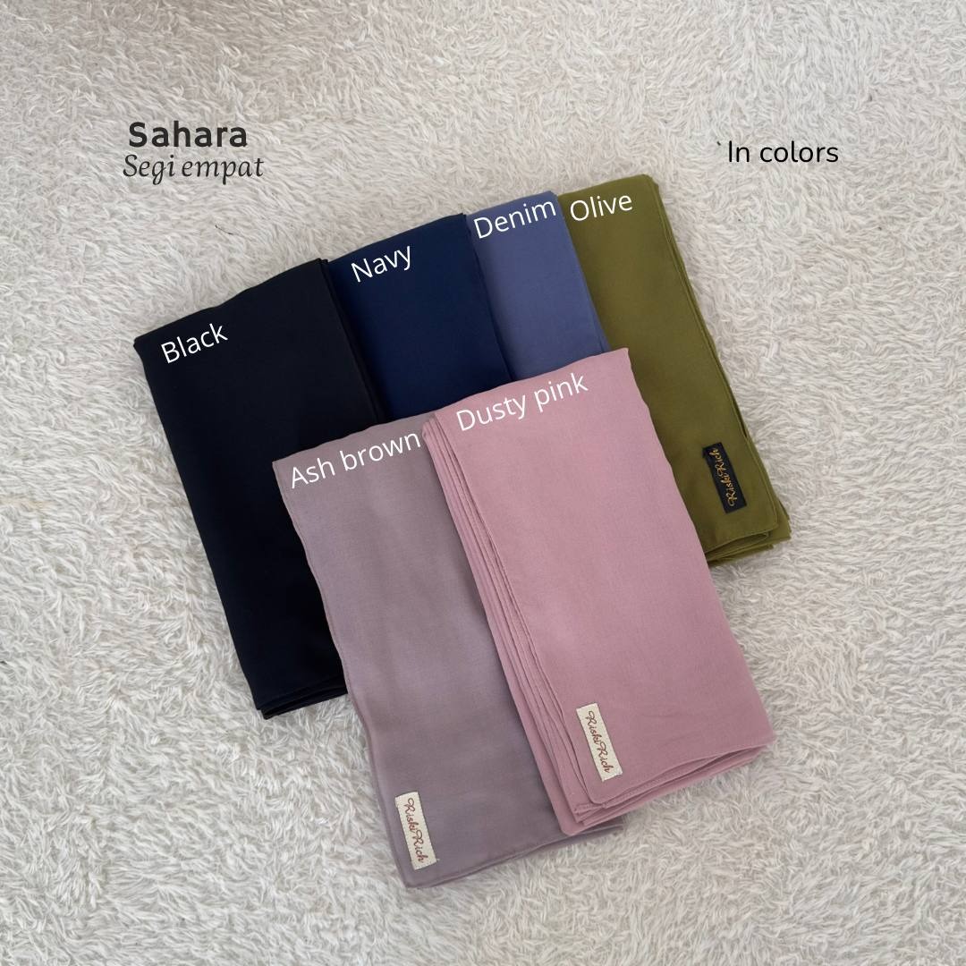 Sahara Hijab Segiempat Standar Voal 