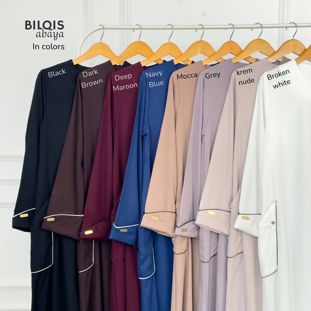 Bilqis Abaya Wanita Muslim Exclusive Terbaru