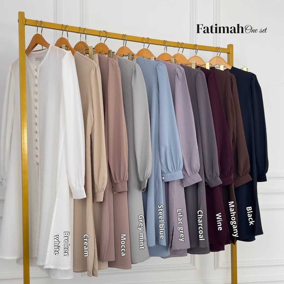Fatimah One set Tunik Rok Outfit Remaja Kekinian