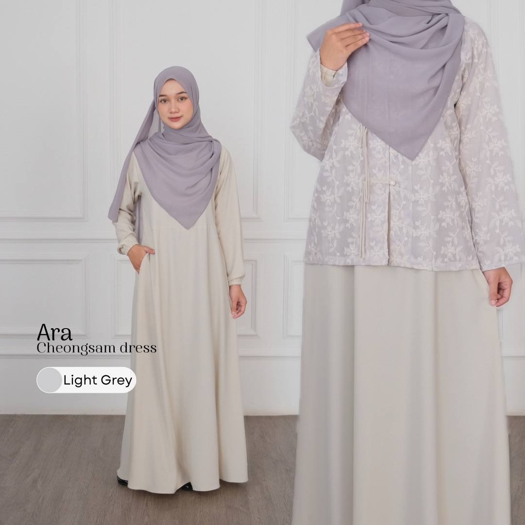 Ara Cheongsam Inner Dress | Basic Inner Simple Elegan