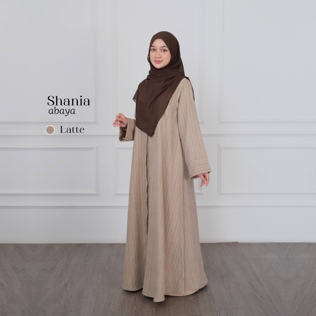 Shania Abaya | Abaya Like Cupro Premium Dress Salur | Busui Friendly 2in1 Look