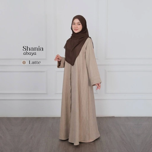 Shania Abaya | Abaya Like Cupro Premium Dress Salur | Busui Friendly 2in1 Look