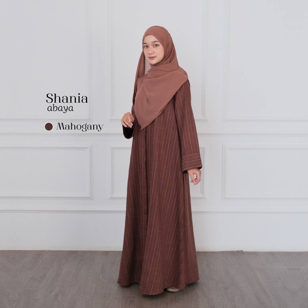 Shania Abaya | Abaya Like Cupro Premium Dress Salur | Busui Friendly 2in1 Look