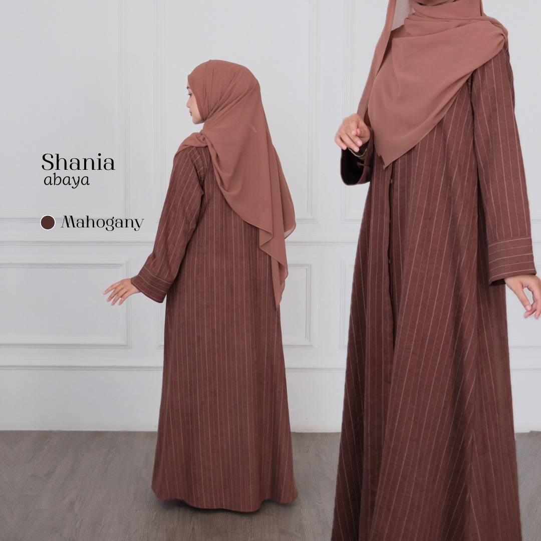 Shania Abaya | Abaya Like Cupro Premium Dress Salur | Busui Friendly 2in1 Look