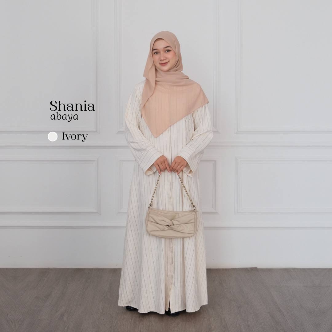 Shania Abaya | Abaya Like Cupro Premium Dress Salur | Busui Friendly 2in1 Look
