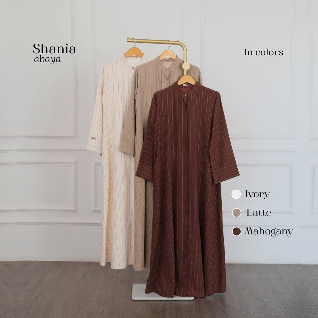 Shania Abaya | Abaya Like Cupro Premium Dress Salur | Busui Friendly 2in1 Look