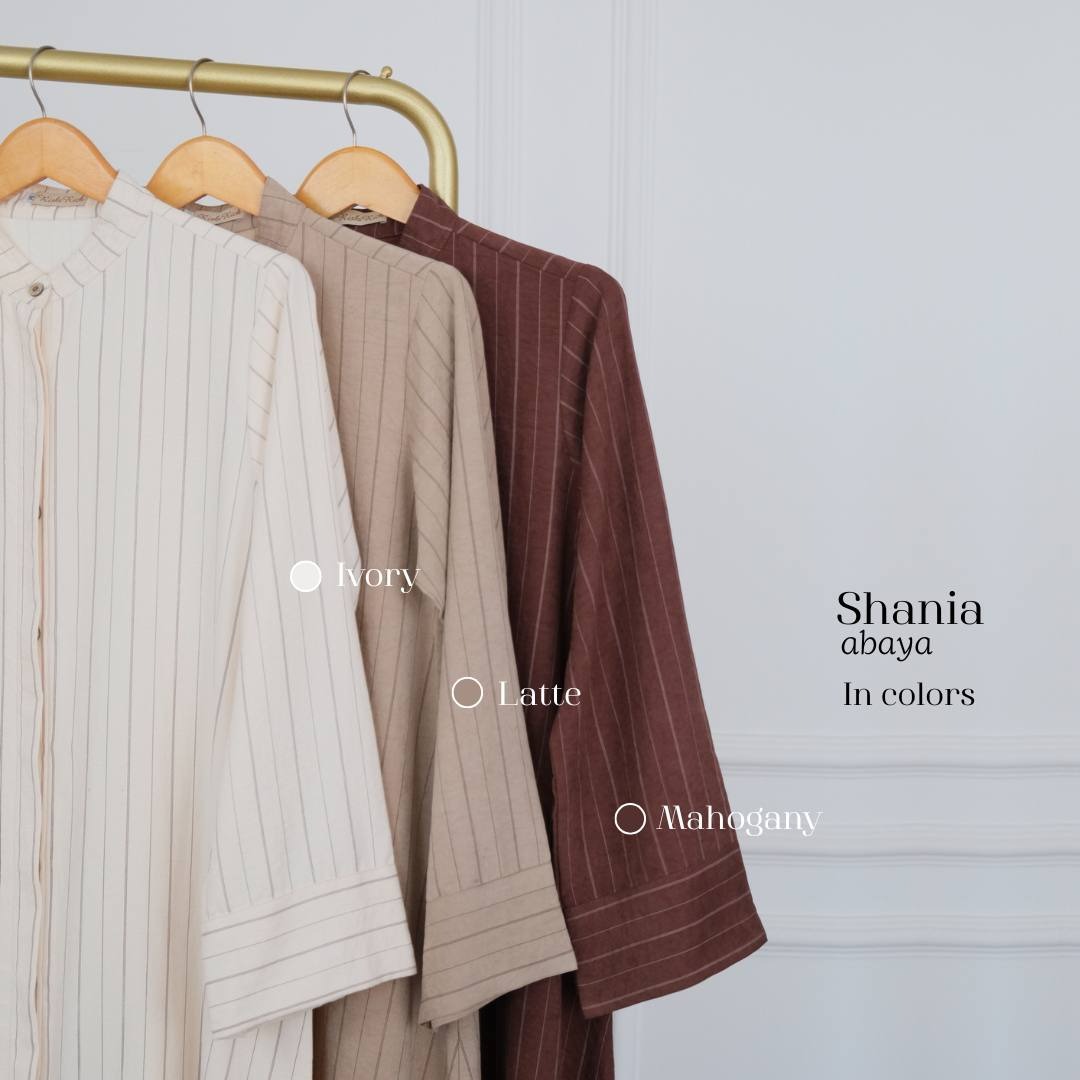 Shania Abaya | Abaya Like Cupro Premium Dress Salur | Busui Friendly 2in1 Look