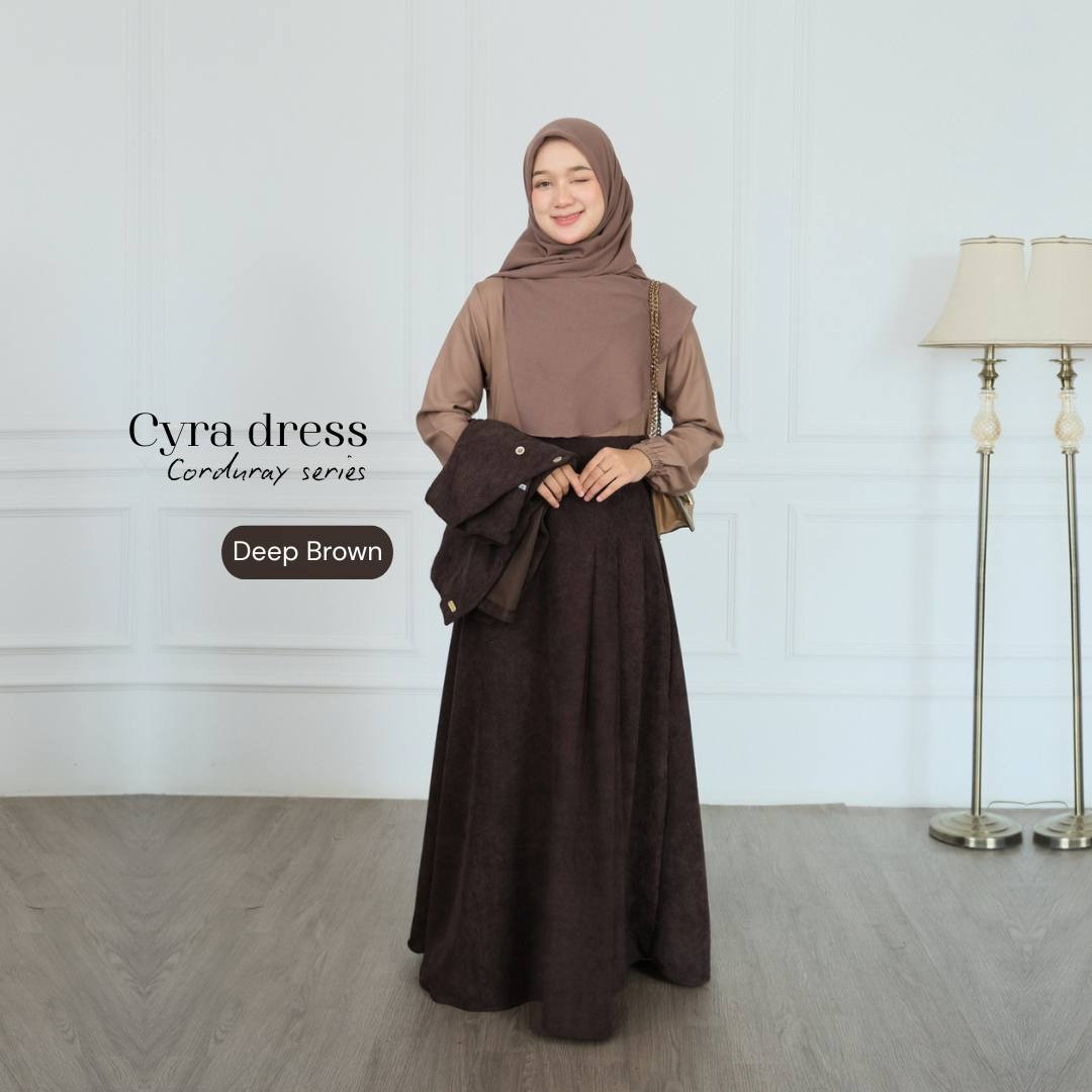 Cyra Corduray | Gamis Vest Outer Syar'i Remaja Kekinian