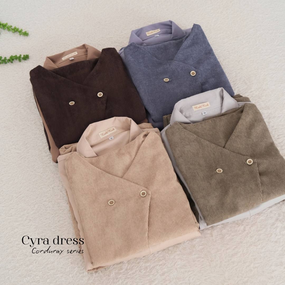 Cyra Corduray | Gamis Vest Outer Syar'i Remaja Kekinian
