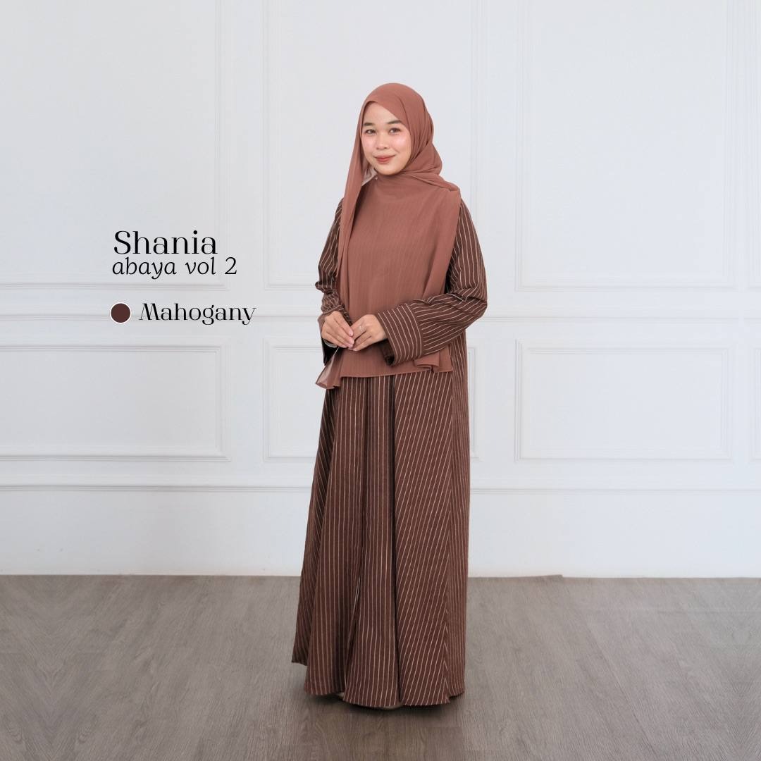 Shania Abaya | Abaya Like Cupro Premium Dress Salur | Busui Friendly 2in1 Look
