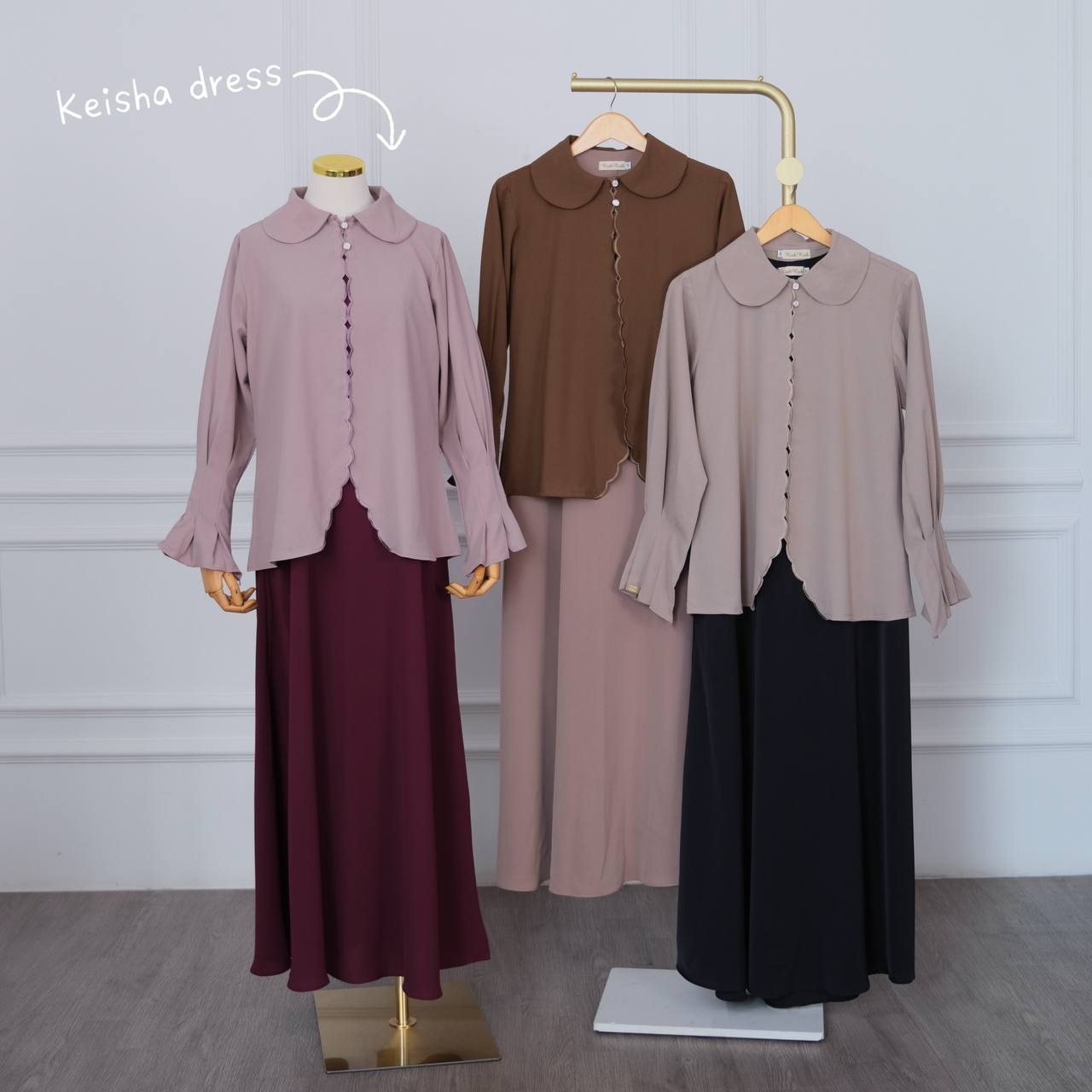 Keisha Outer Bordir | Inner Outer 2in1 Look