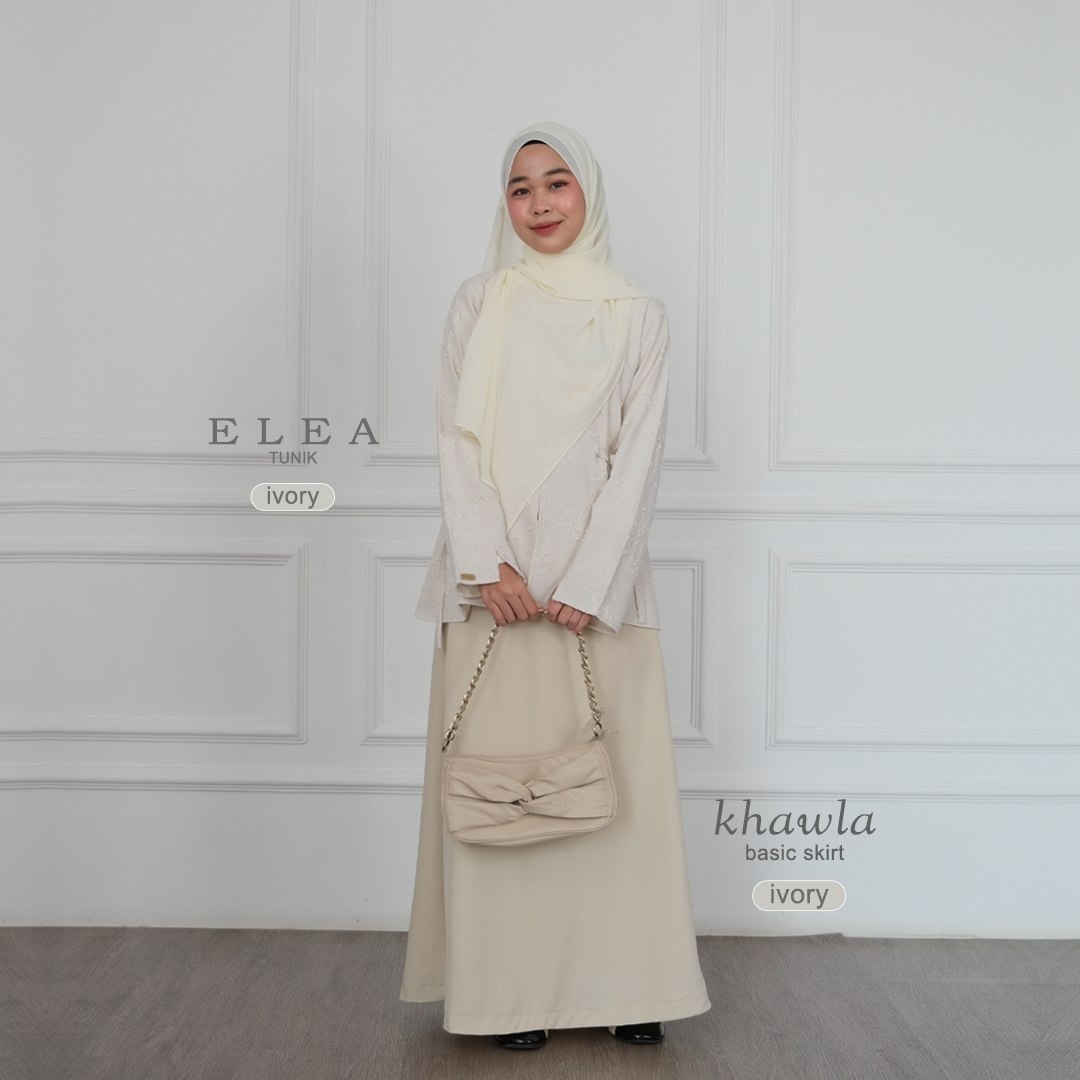 Khawla Rok Basic | Rok Polos 