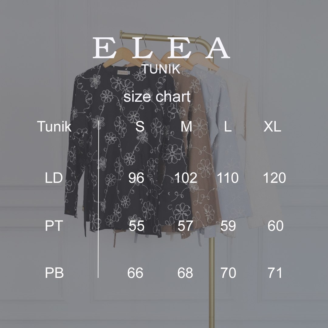 Elea Tunik Embroidery | Atasan Wanita Premium