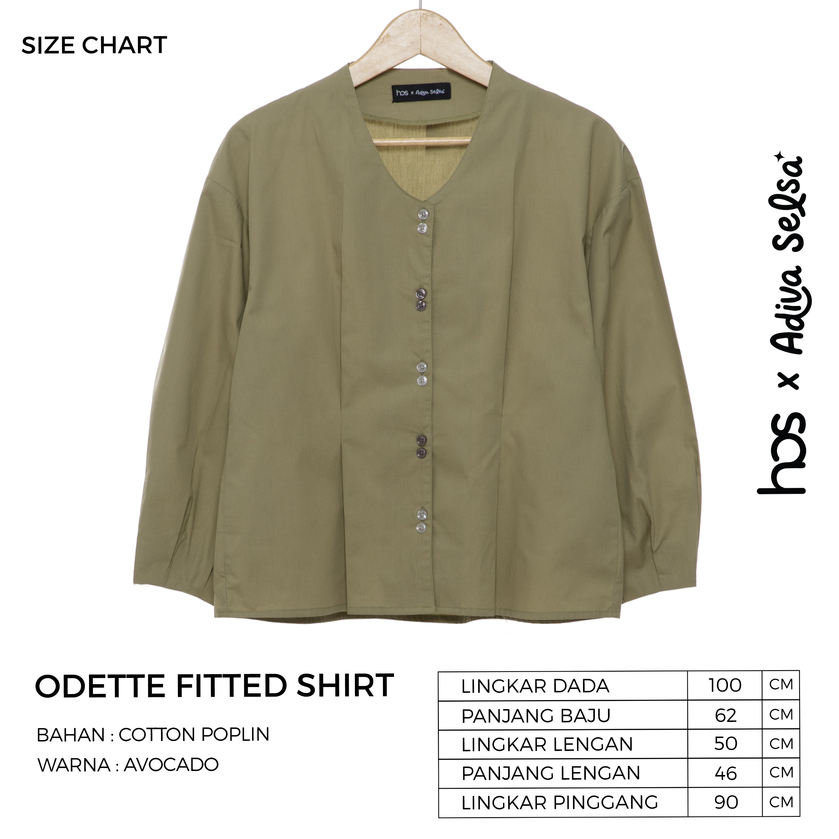 HOS x ADIVA SELSA - Odette Fitted Shirt
